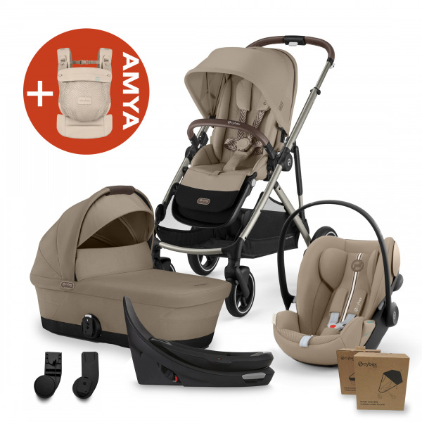 CYBEX Gold Gazelle 4in1 All Weather +AMYA - Almond Beige